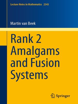 cover image of Rank 2 Amalgams and Fusion Systems
